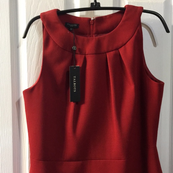 Talbots Red Sleeveless Dress - Picture 2 of 3